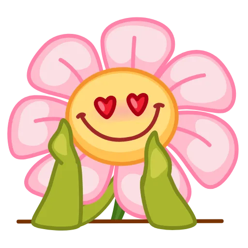 🌸 Стикер «Flowers» для Telegram