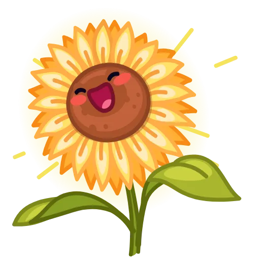 🌻 Стикер «Flowers» для Telegram