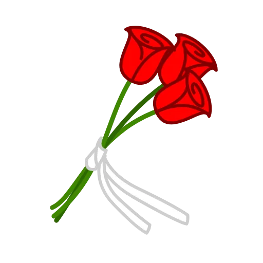 💐 Стикер «Flowers» для Telegram