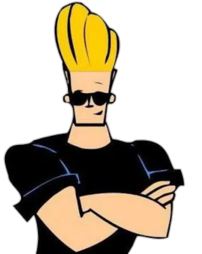Стикерпак JOHNNY BRAVO для Telegram — скачать