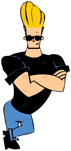 😏 Стикер «JOHNNY BRAVO» для Telegram