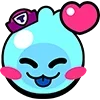😛 Эмодзи «Brawl Stars - пины из игры Бравл Старс» для Telegram
