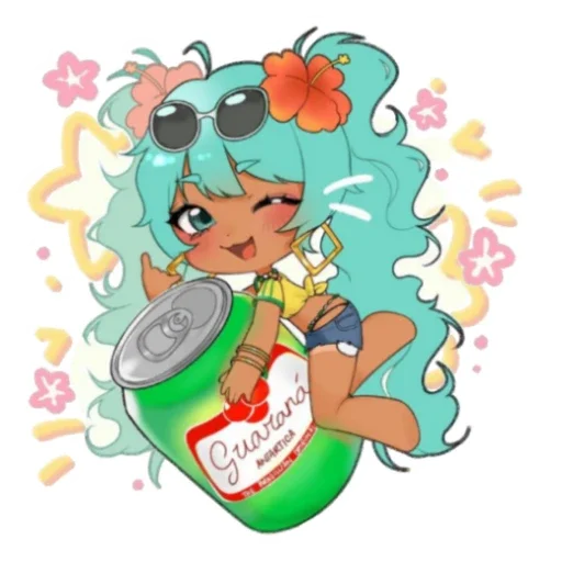 Стикерпак Brazilian Miku для Telegram — скачать