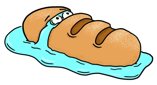 😭 Стикер «Bread» для Telegram