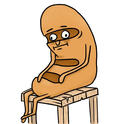 👀 Стикер «Bread» для Telegram