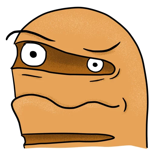 😐 Стикер «Bread» для Telegram