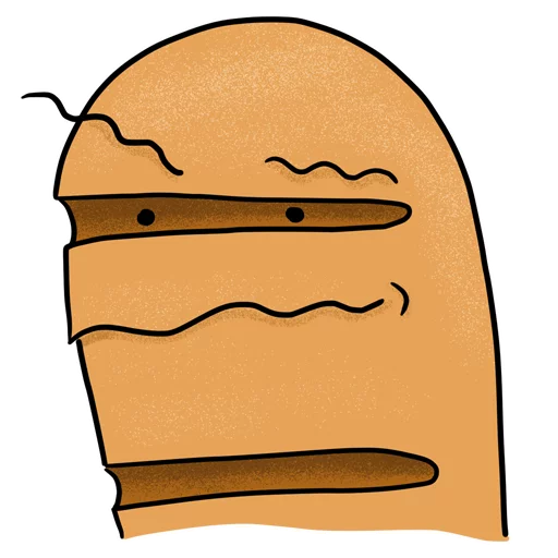 😐 Стикер «Bread» для Telegram