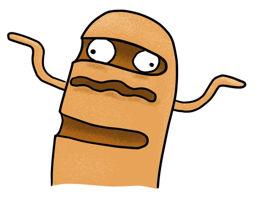 😯 Стикер «Bread» для Telegram