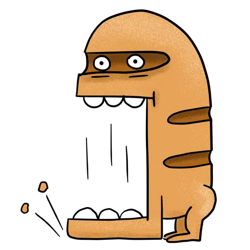 😱 Стикер «Bread» для Telegram