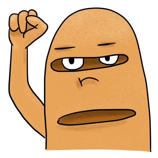 😕 Стикер «Bread» для Telegram