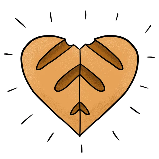 ❤ Стикер «Bread» для Telegram