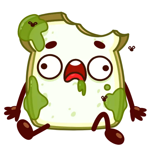 🤢 Стикер «Bread Toast» для Telegram