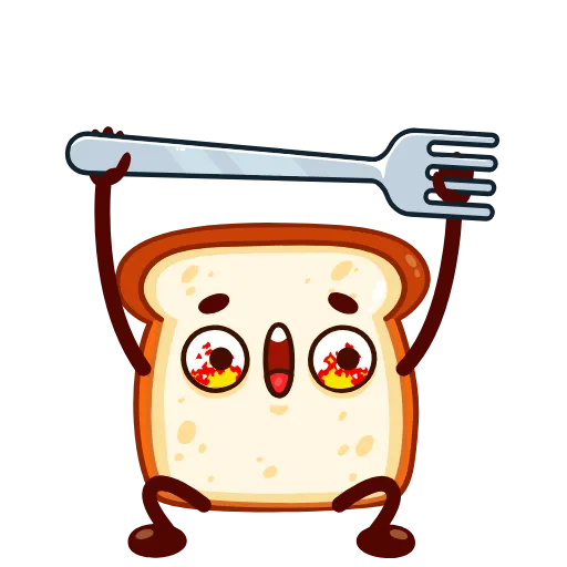 🔥 Стикер «Bread Toast» для Telegram