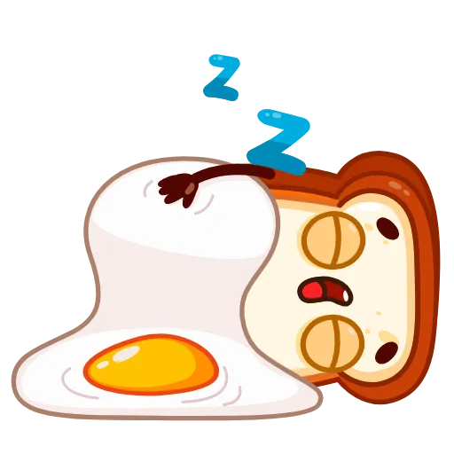😴 Стикер «Bread Toast» для Telegram