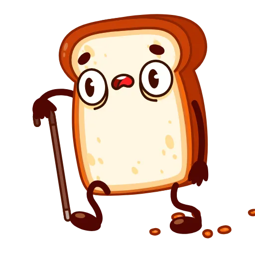 🧓 Стикер «Bread Toast» для Telegram