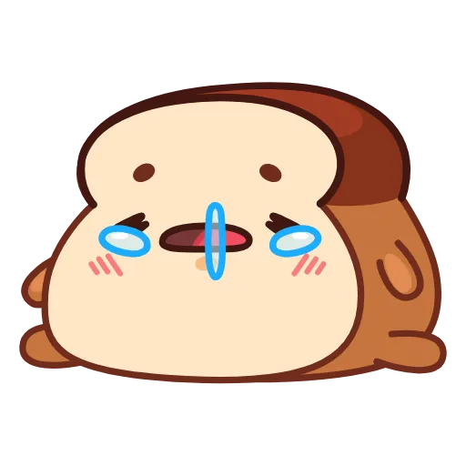 😭 Эмодзи «Хлебушек» для Telegram