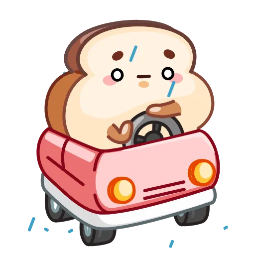 🚗 Эмодзи «Хлебушек» для Telegram