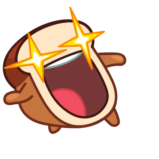 😂 Эмодзи «Хлебушек» для Telegram