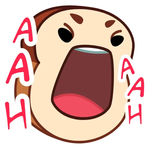 😡 Эмодзи «Хлебушек» для Telegram
