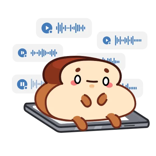 😑 Эмодзи «Хлебушек» для Telegram