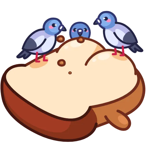 🍞 Эмодзи «Хлебушек» для Telegram