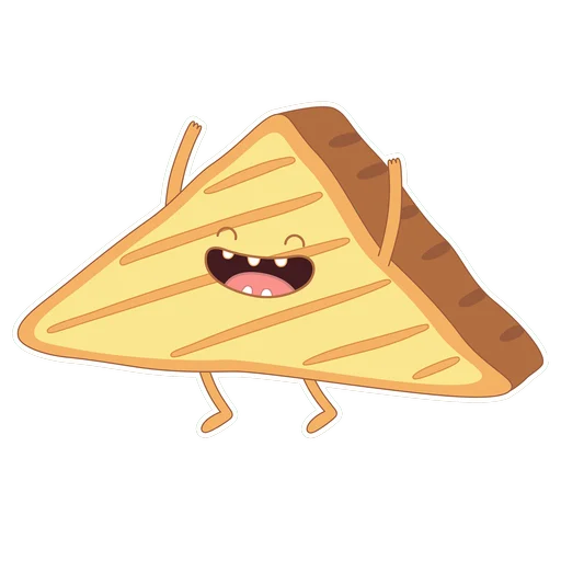 😆 Стикер «Завтрак Time» для Telegram