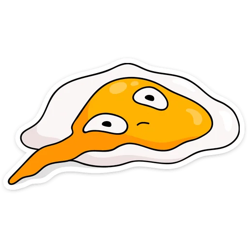 ☹️ Стикер «Завтрак» для Telegram