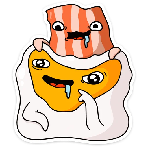 🤤 Стикер «Завтрак» для Telegram