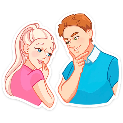 🤔 Стикер «Бриана и Макс» для Telegram