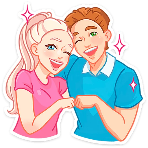 Стикерпак Бриана и Макс для Telegram