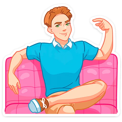 👩‍❤️‍👨 Стикер «Бриана и Макс» для Telegram
