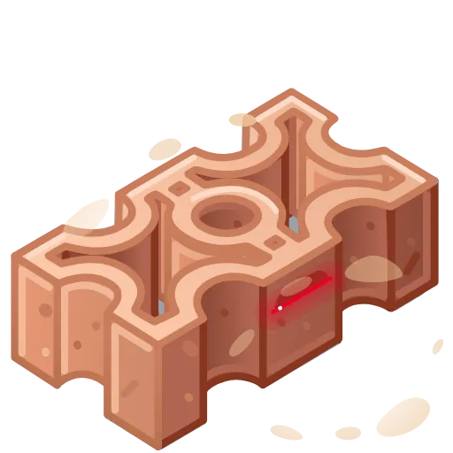 🧱 Стикер «Artisan Brick» для Telegram