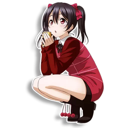 😟 Стикер «Nico love live» для Telegram