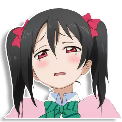 😡 Стикер «Nico love live» для Telegram