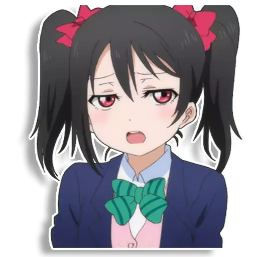 Стикерпак Nico love live для Telegram — скачать