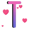 🔠 Эмодзи «валентинка 🩵» для Telegram