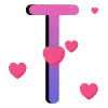 🔠 Эмодзи «валентинка 🩵» для Telegram