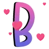 🔠 Эмодзи «валентинка 🩵» для Telegram