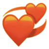 💞 Эмодзи «💙 neon emoji» для Telegram