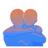 🤗 Эмодзи «💙 neon emoji» для Telegram