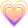 💗 Эмодзи «💙 neon emoji» для Telegram