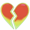 💔 Эмодзи «💙 neon emoji» для Telegram