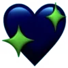 💖 Эмодзи «💙 neon emoji» для Telegram