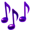 🎶 Эмодзи «💙 neon emoji» для Telegram