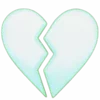 💔 Эмодзи «💙 neon emoji» для Telegram