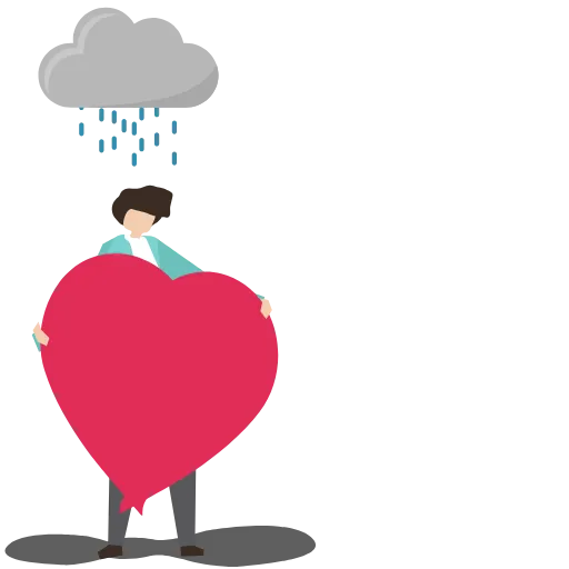 Стикерпак Broken Heart для Telegram