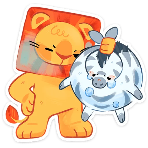 ⭐ Стикер «Животная братва» для Telegram