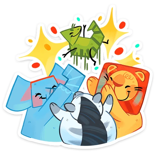 ⭐ Стикер «Животная братва» для Telegram