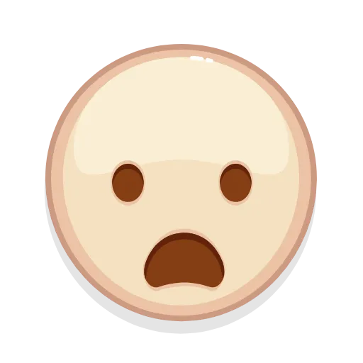 😦 Стикер «Brown Emoji» для Telegram