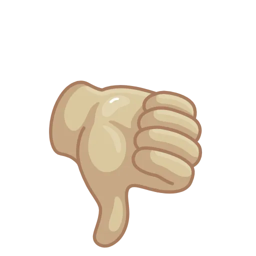 👎 Стикер «Brown Emoji» для Telegram
